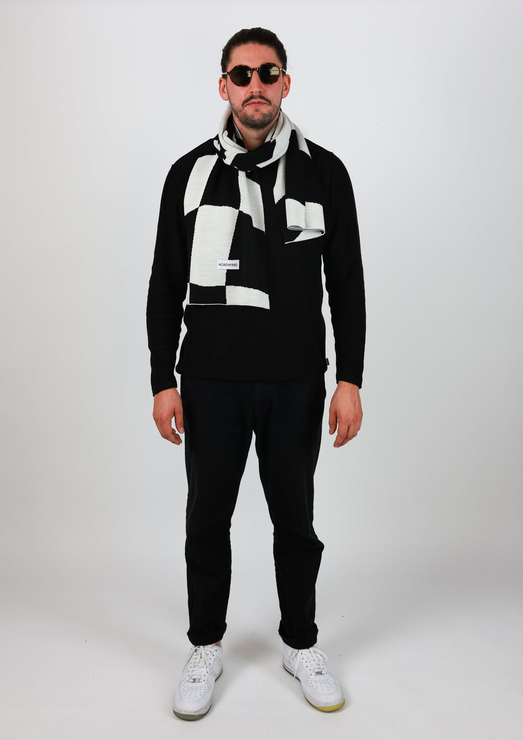 Nordwind Wool Scarf Checkmate #W006