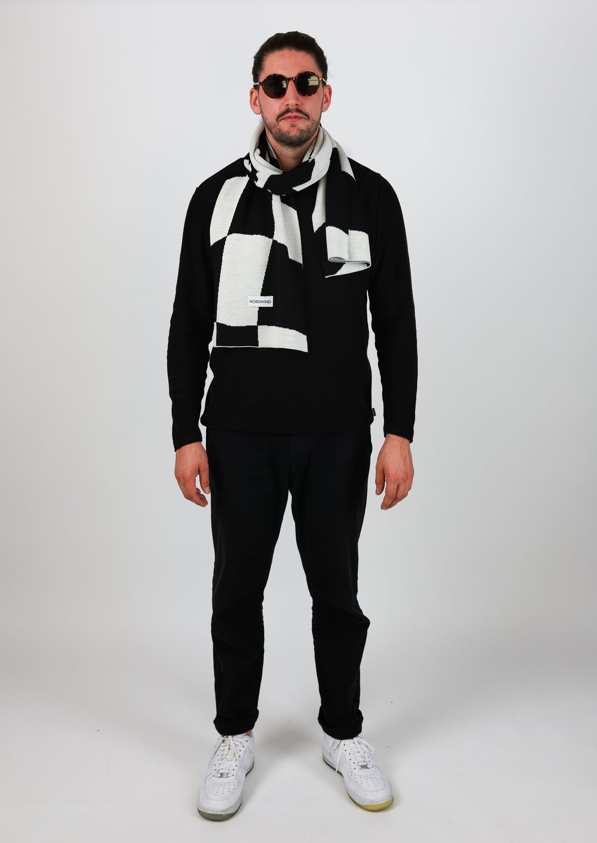 Nordwind Wool Scarf Checkmate #W006