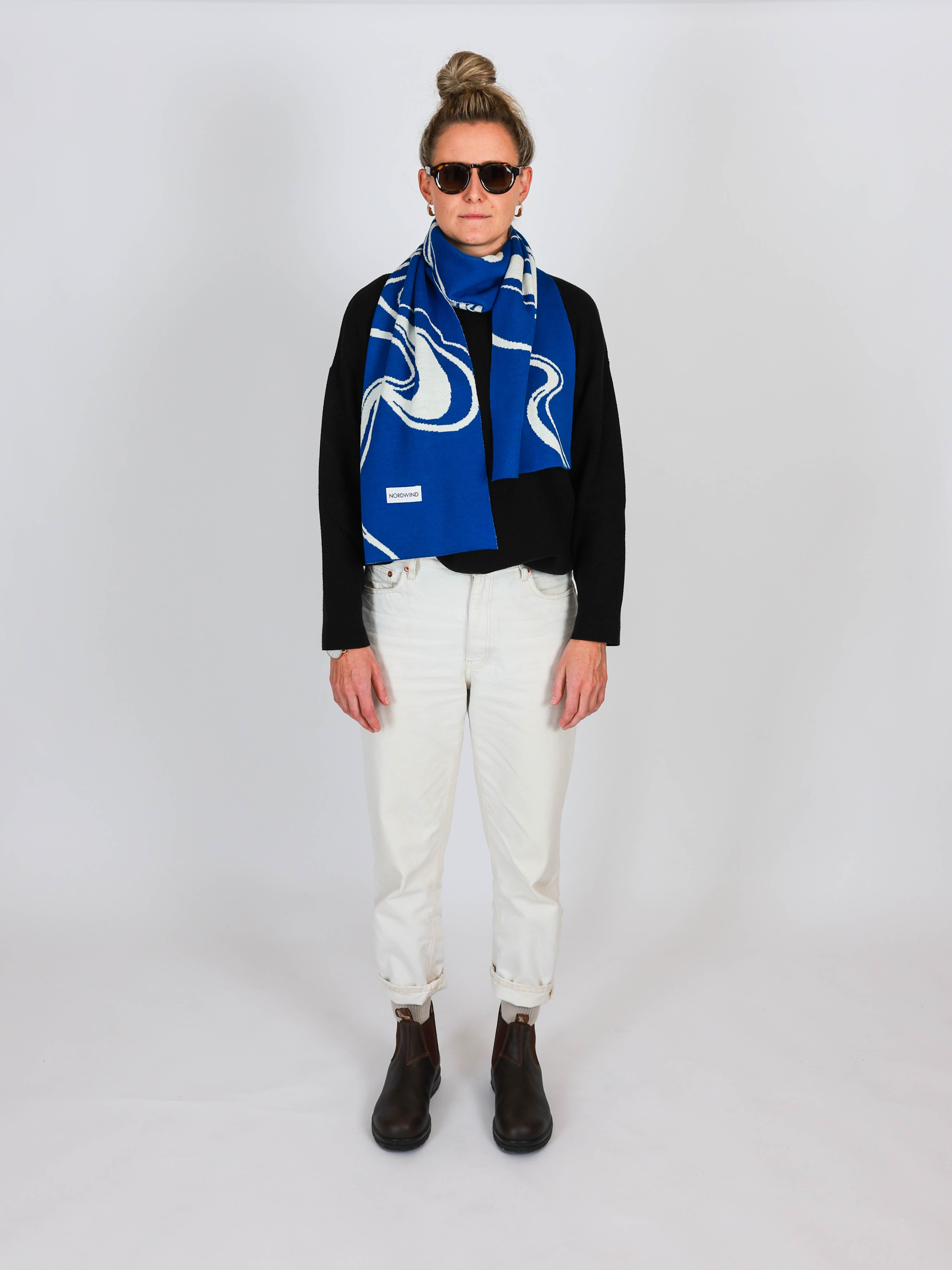 Nordwind Wollschal Glacier #W002