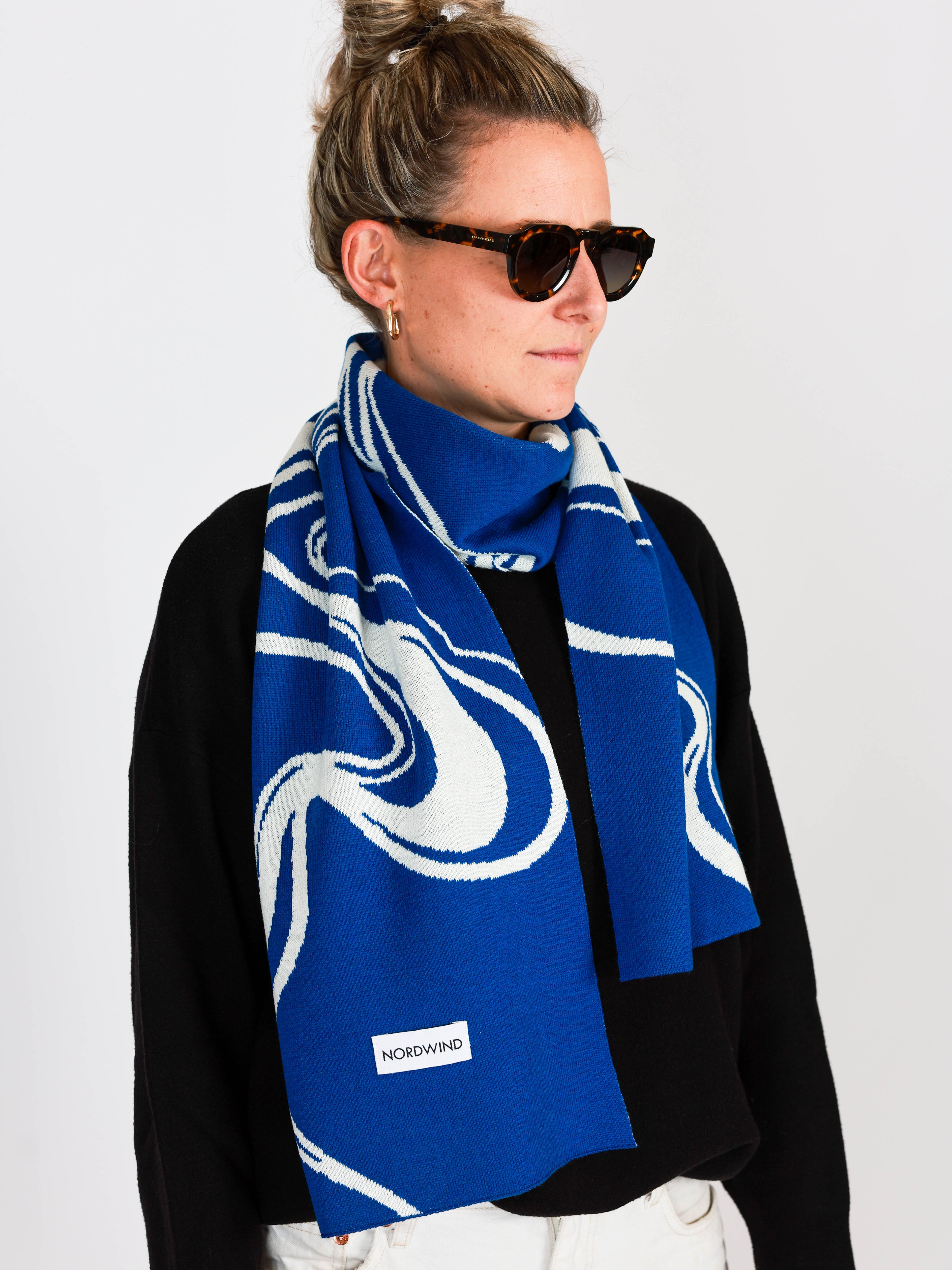 Nordwind Wollschal Glacier #W002