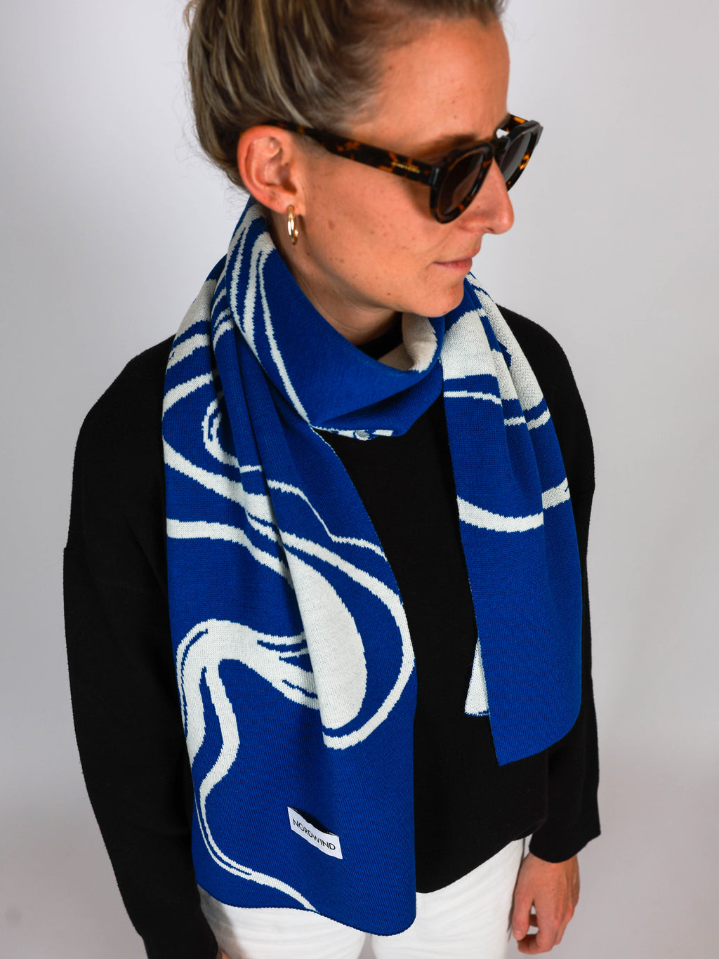 Nordwind Wollschal Glacier #W002