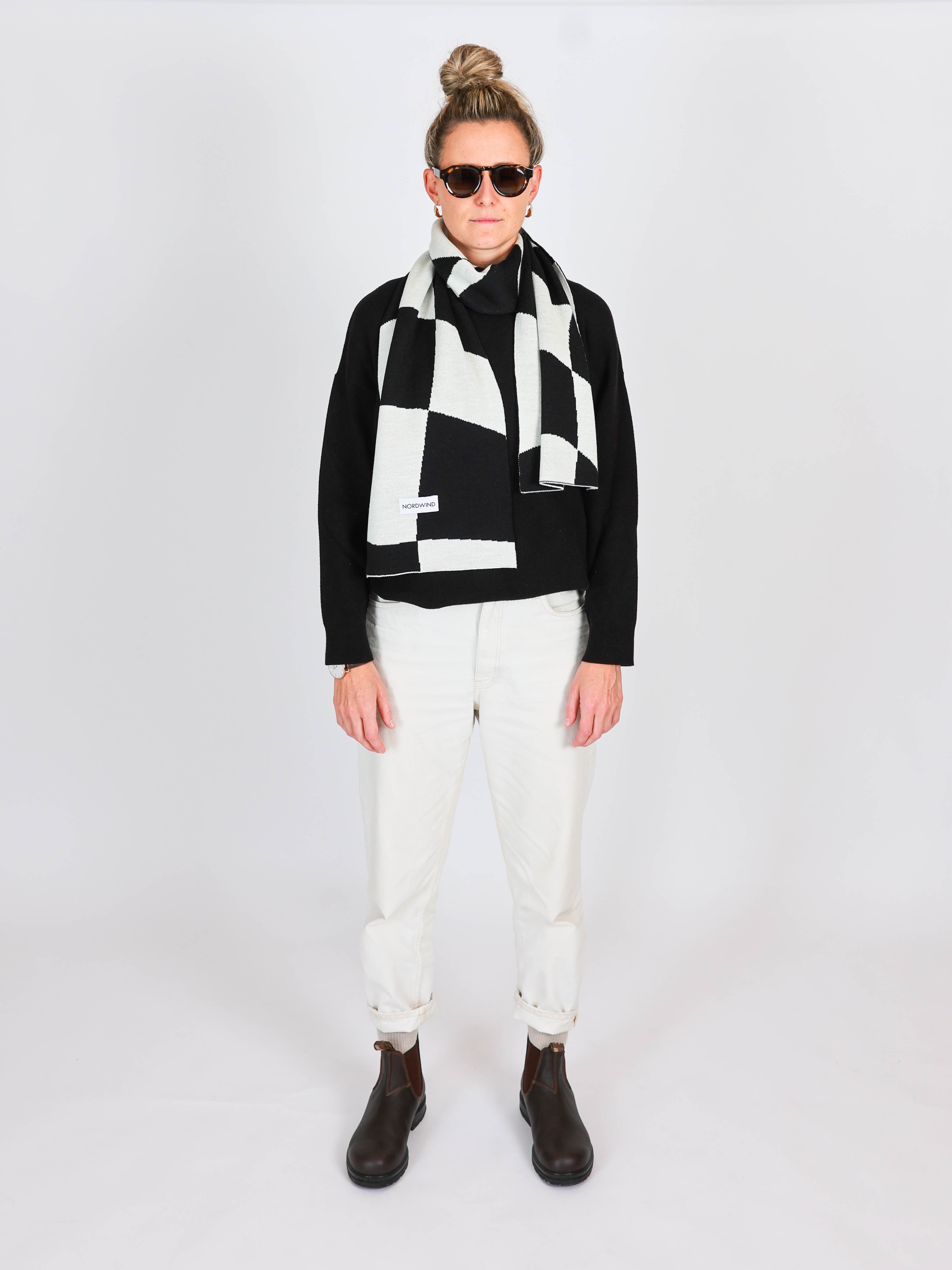 Nordwind Wollschal Checkmate #W006