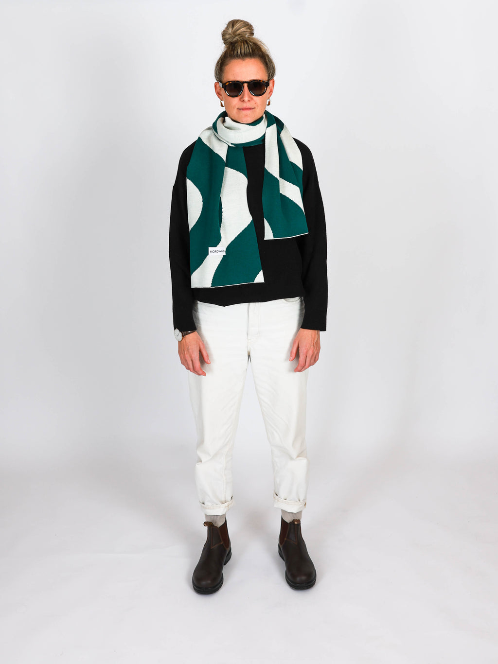 Nordwind Wool Scarf Flow #W004